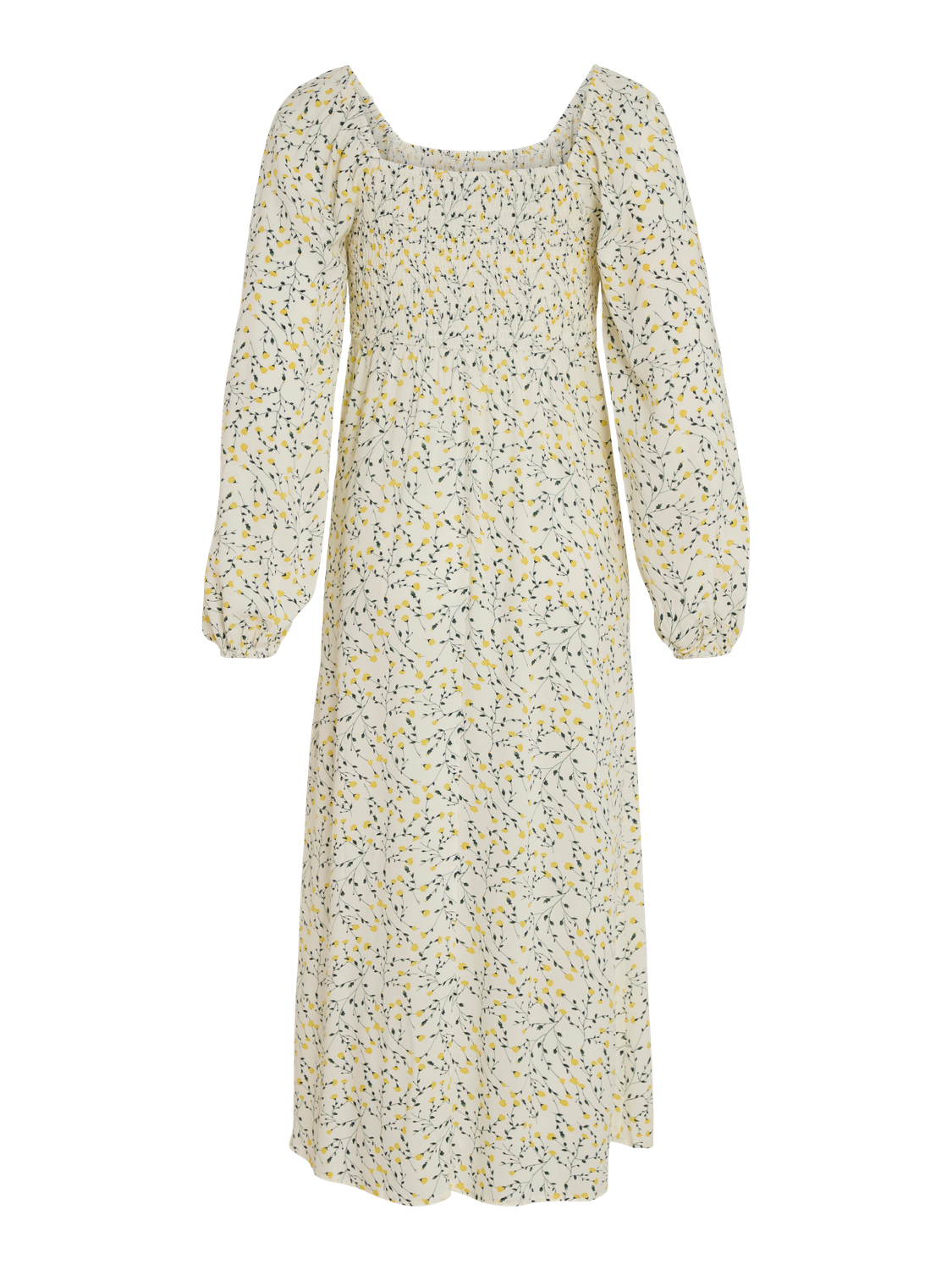 VIFLORA Dress - White / Yellow